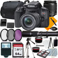 f/8.0 Canon Kit+Lens Camera 18-55mm+500mm Cards(18PC) Starter EOS Lens Telephoto T8i T-mount+COMMANDER Filters+CASE+64Memory for Rebel with