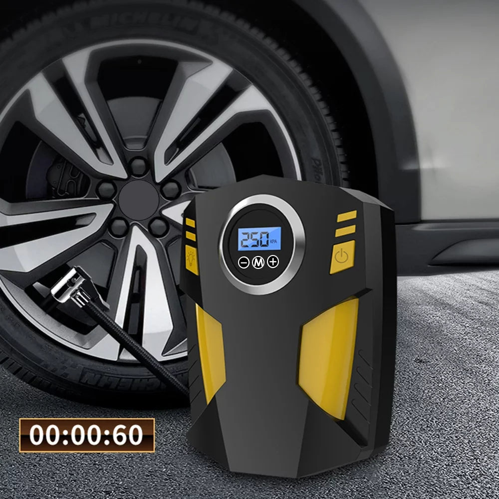 Shinysix Inflator Portable Car, 12V Inflatables Air Pump DC Tire and Ballon, for Digital Other Compressor Pump