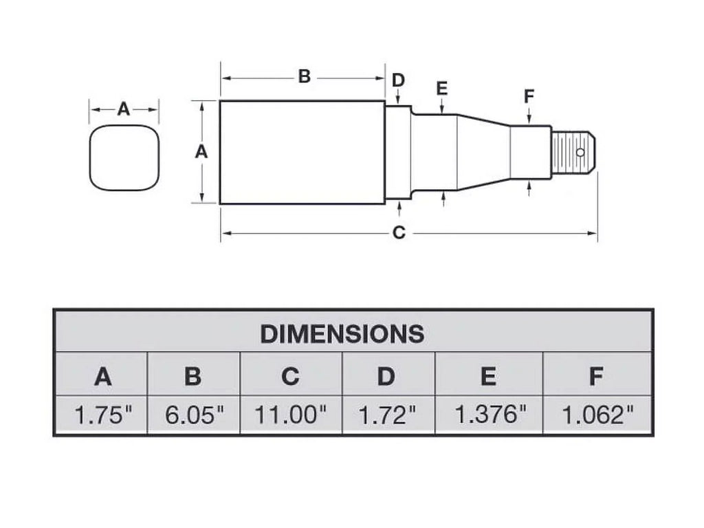 Includes (2) Pair 5 Bearings 1-3/8 Stock of 1-1/16 Hub Tapered Spindles - Assemblies &amp; Inch 5-Bolt Inch Inch Square To Trailer on