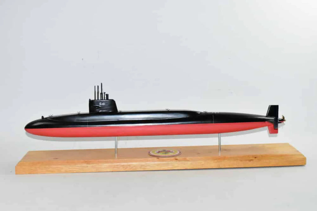 Class SSBN-641 Franklin Model,Navy,20,Scale USS Simon Submarine Bolivar Model,Mahogany,Benjamin