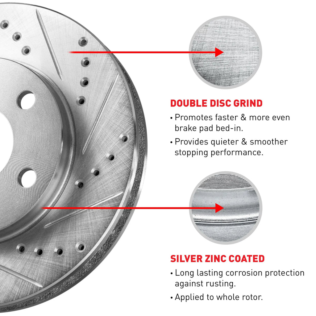 select: Concepts Wgpn2 Rotor Fits R1 R1 HONDA Brake 59078 Concepts Silver D/S CR-Z 2016