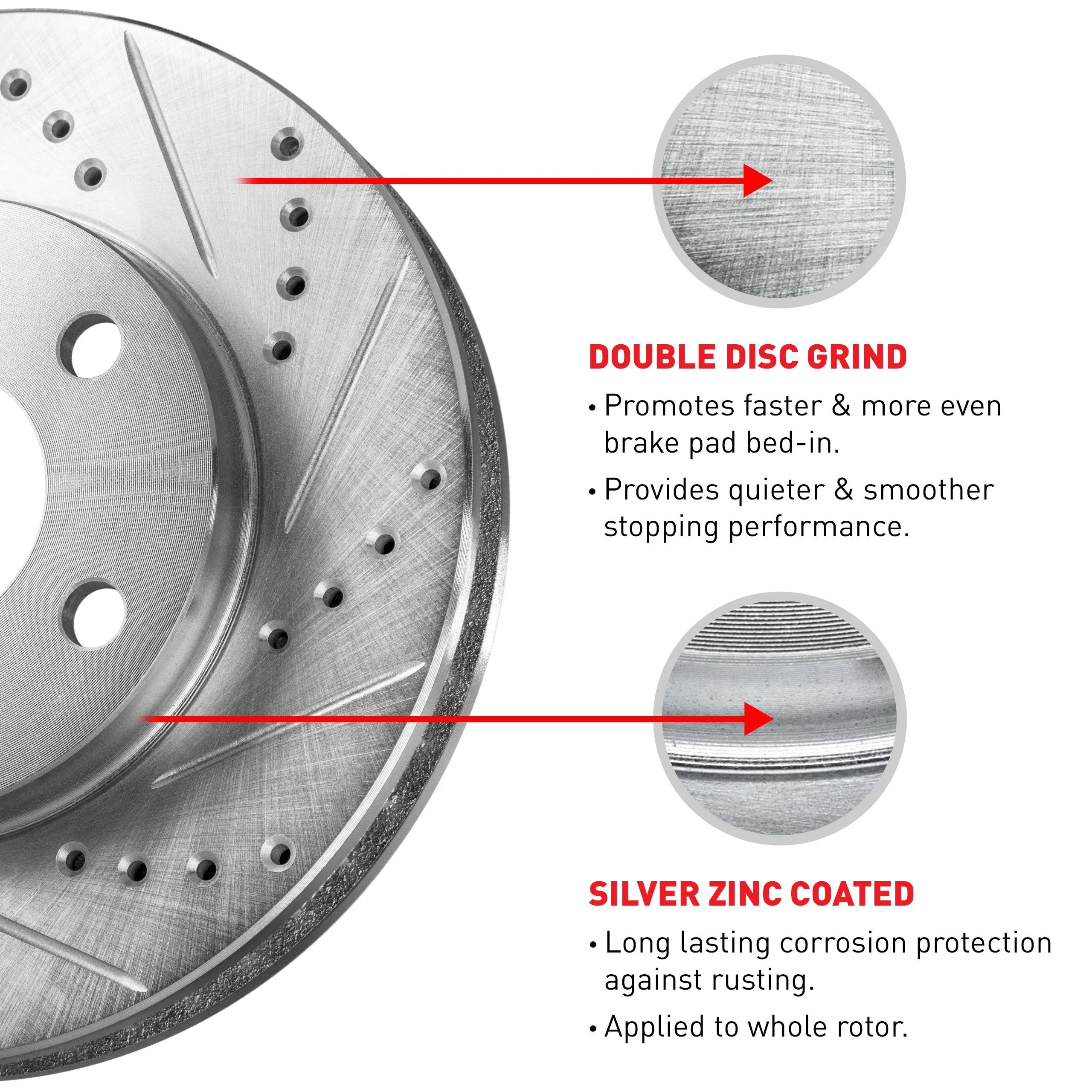 select: Concepts Wgpn2 Rotor Fits R1 R1 HONDA Brake 59078 Concepts Silver D/S CR-Z 2016