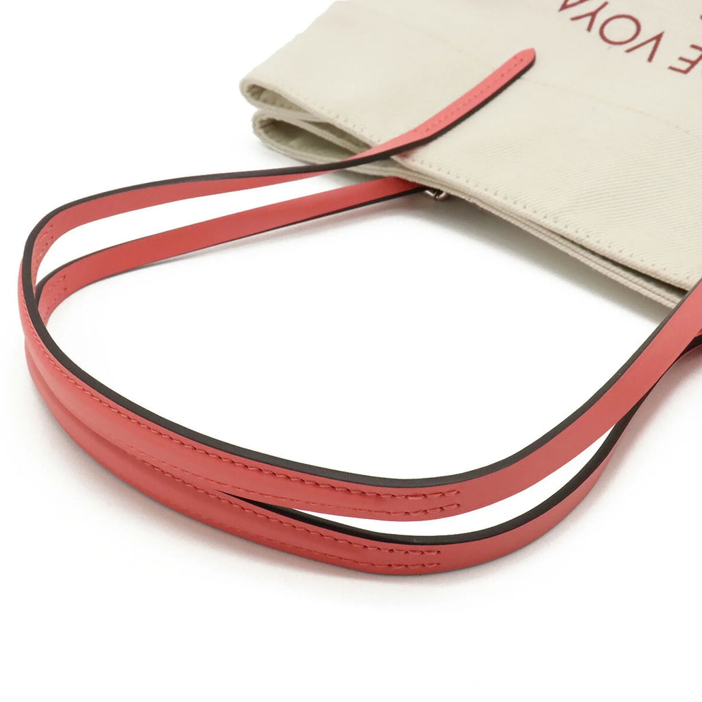 MM Pink Used Authenticated Summer Canvas Collection Corail Tote 2014 Bag Shoulder Hippopotamus M94502