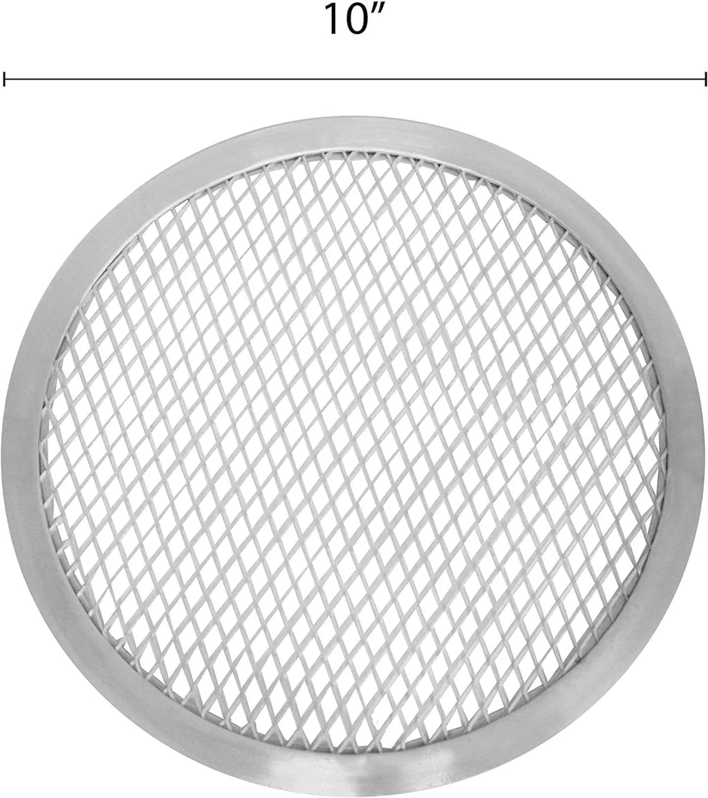 Home for Screen Pizza Baking Kitchen Set Bakeware Round TrueCraftware- Rim Round Pan Aluminum Tray 2 & Pizza Seamless Baking Pizza Restaurants 10” Tray Pizzeria Screen- of