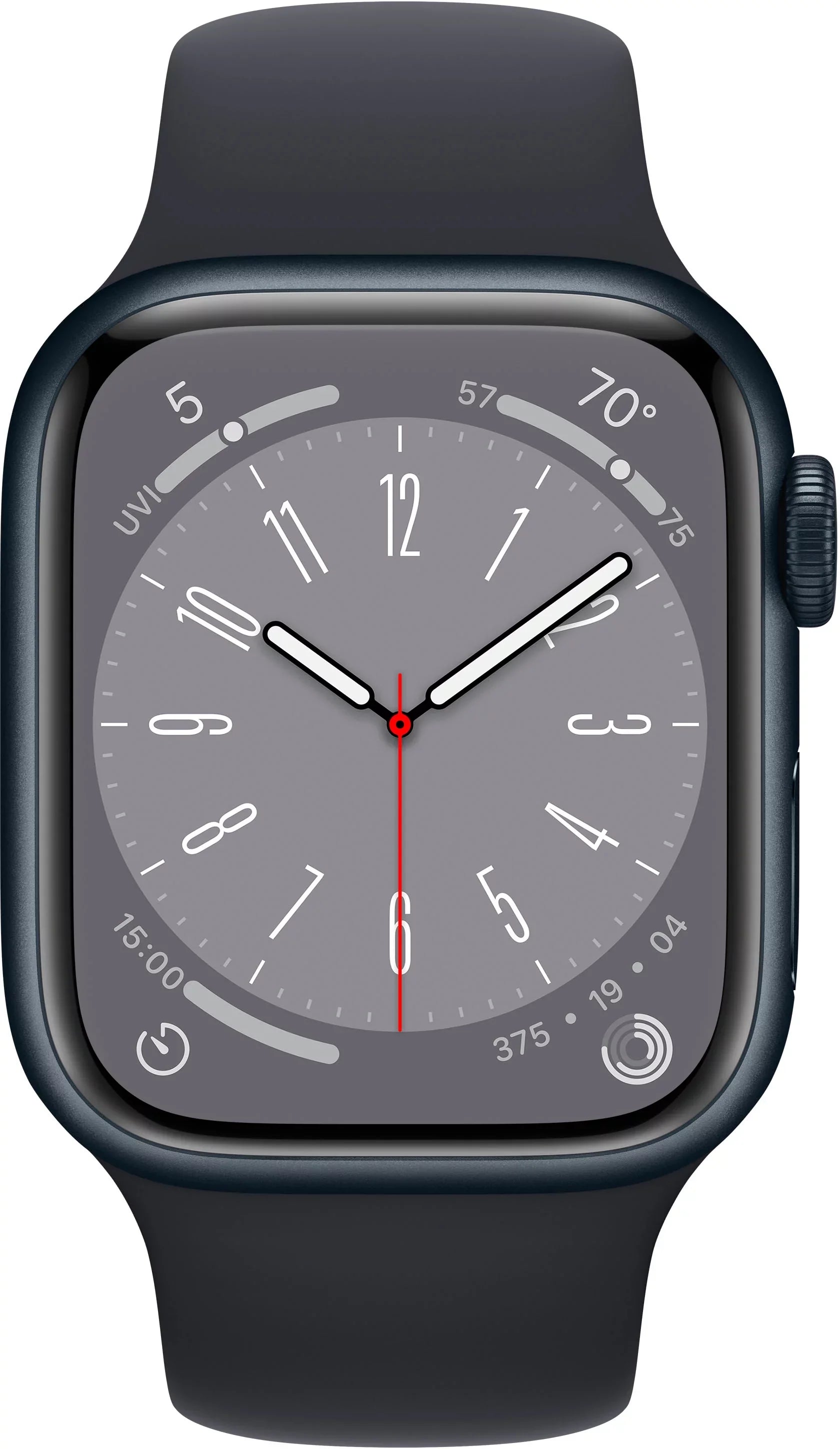 Watch Restored Series 41mm Cell (Refurbished) Midnight Aluminum 8 Band Gen 8 Sport Midnight MNUW3LL/A
