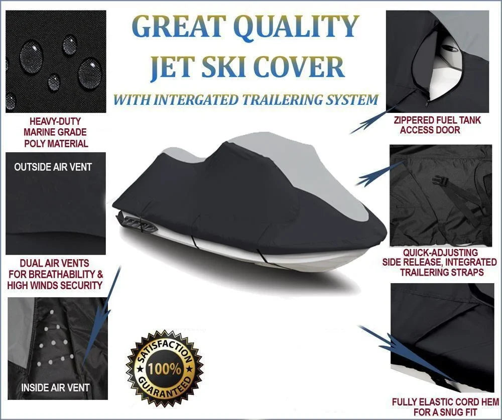 Cover SUPER Polaris SL JET 1997 600D SKI 1-2 PWC Compatible Seater 1996 for 780 HEAVY-DUTY