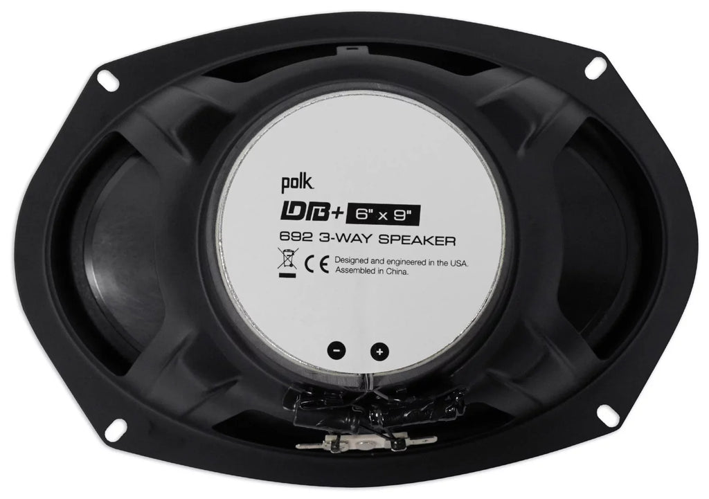Marine/ATV/Motorcycle/Boat DB692 450w Polk Audio Speakers+Headphones 2) 6X9" Car