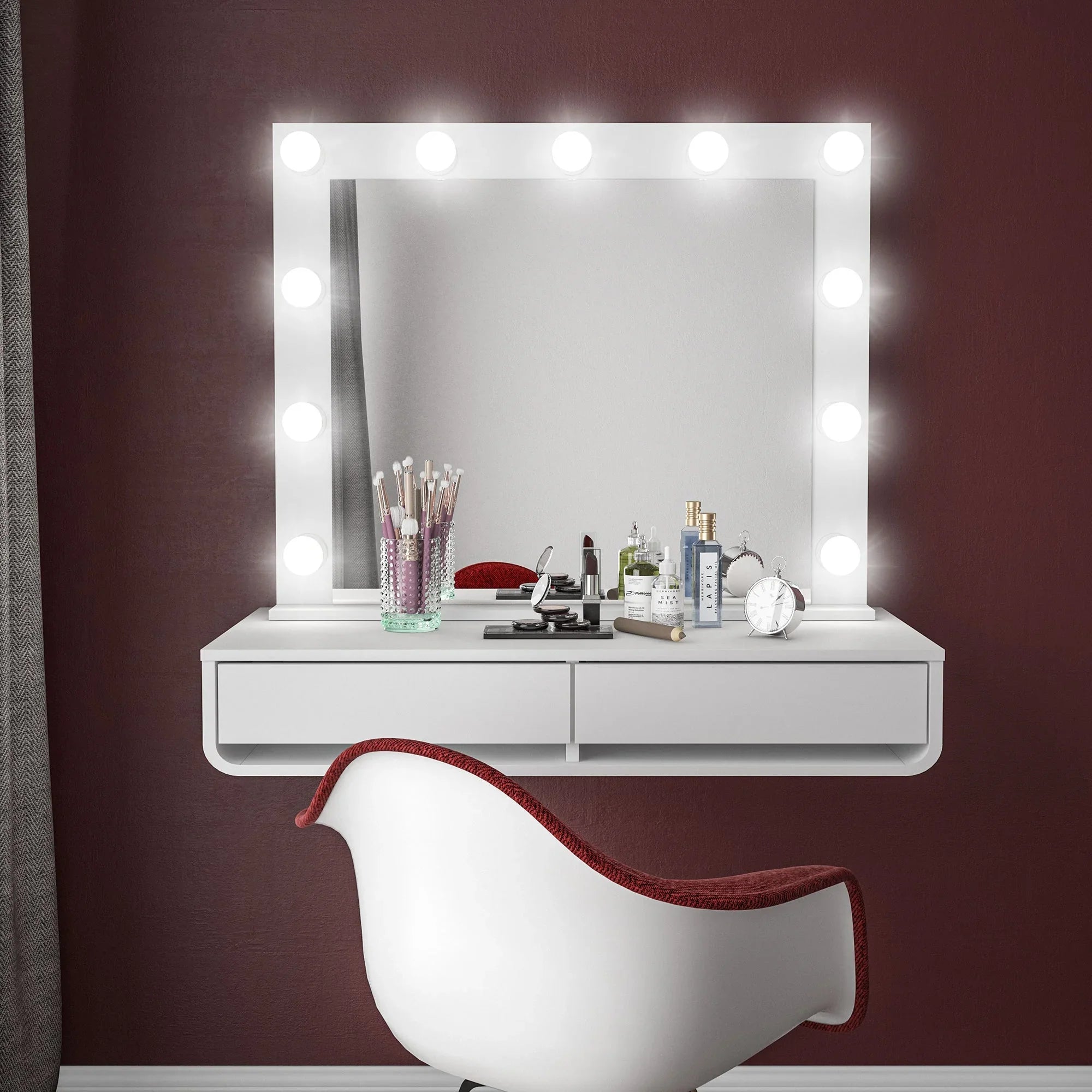 Mirror Boahaus Lighted Vanity Bath Edirne