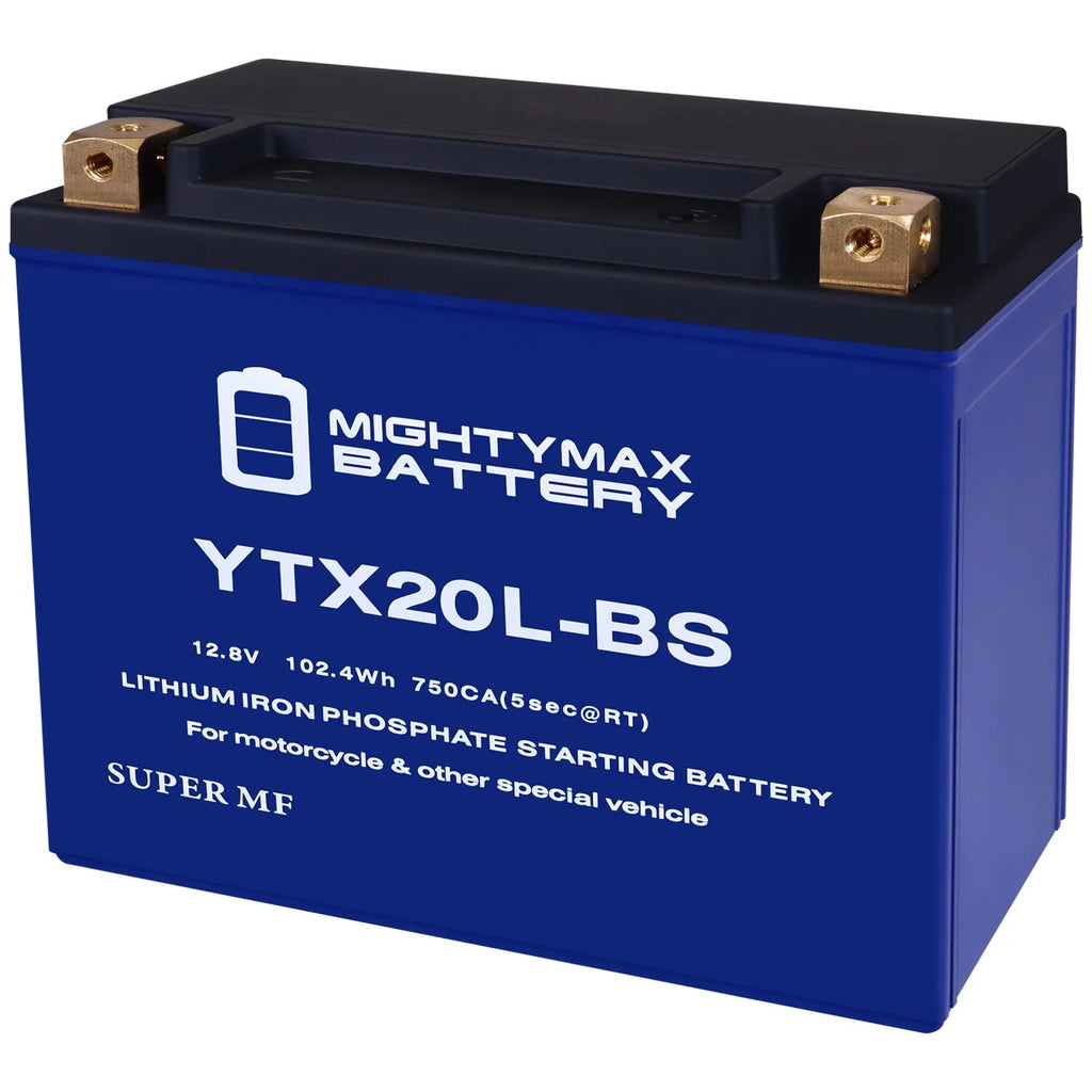 Models RXP Battery Replacement 94-07 All YTX20L-BS compatible 4-TEZ, GTX Lithium SeaDoo with