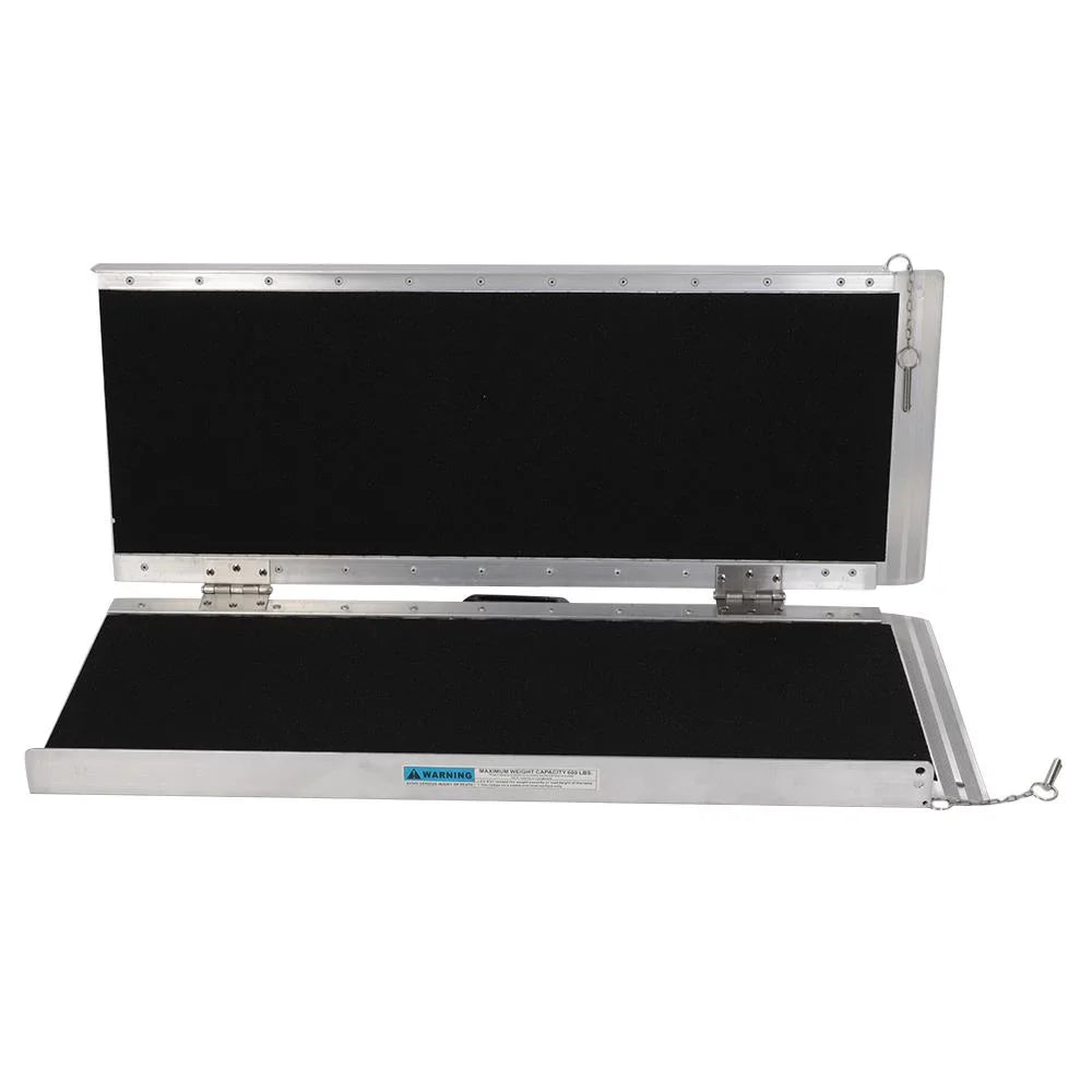 Portable Carrier 28" Aluminum 36" Ramp Mobility x Ktaxon Multifold 3FT Scooter Non-skid Wheelchair