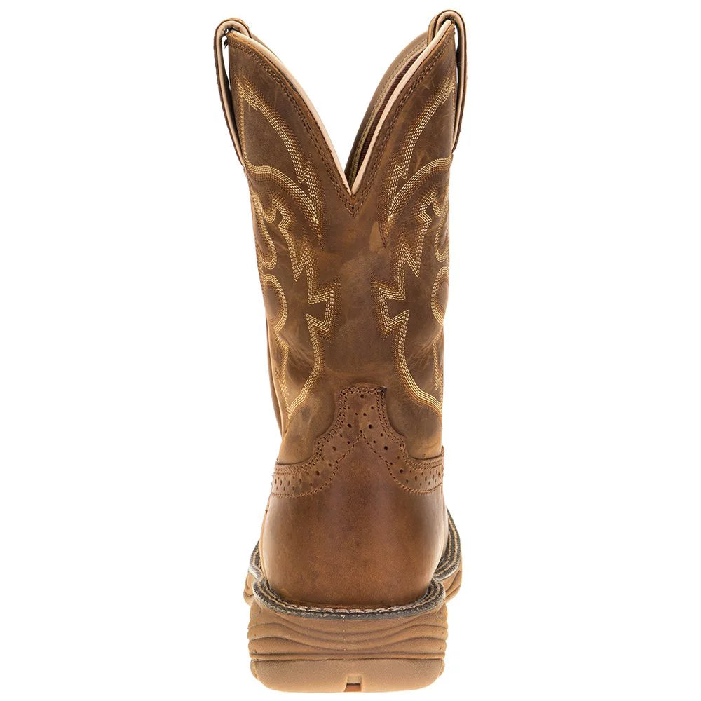 WK4330 Stampede Tan Men's Justin Rustic Boot Rush