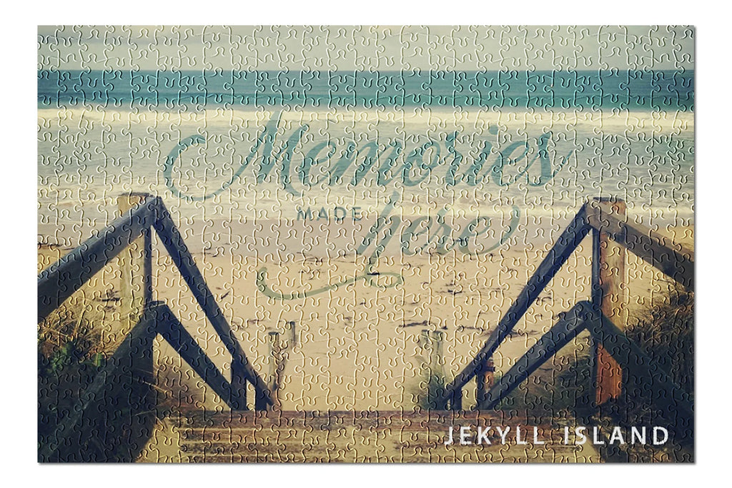 Jigsaw Jekyll Premium I Puzzle You Family, 500 Staircase, Love Adults in Made (19x27 and and Georgia, Sentiment the inches, Back, Sandy Island, Beach Beach for to Piece USA)