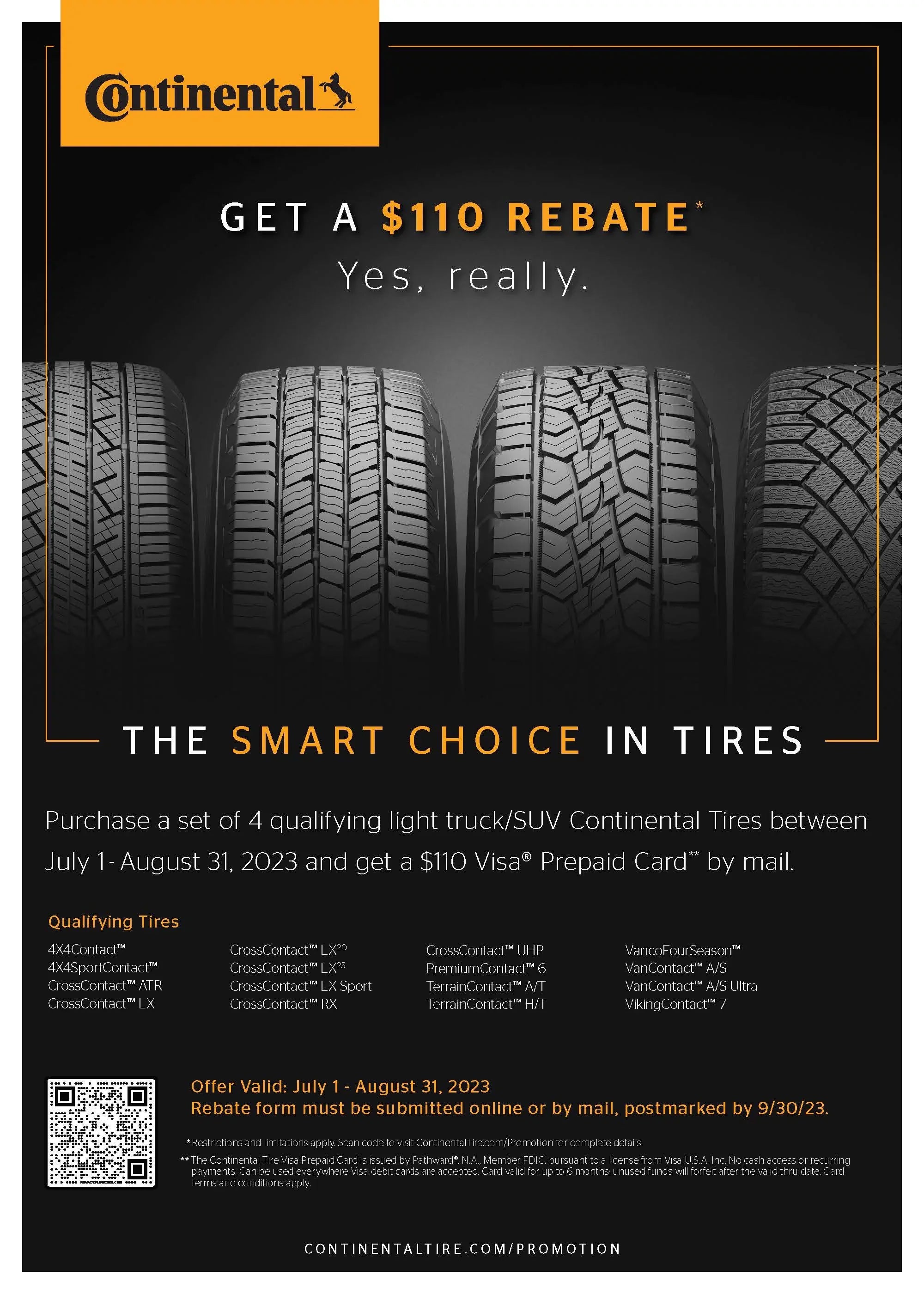 109 Continental V Tire Sport 255/55R18 CrossContact LX