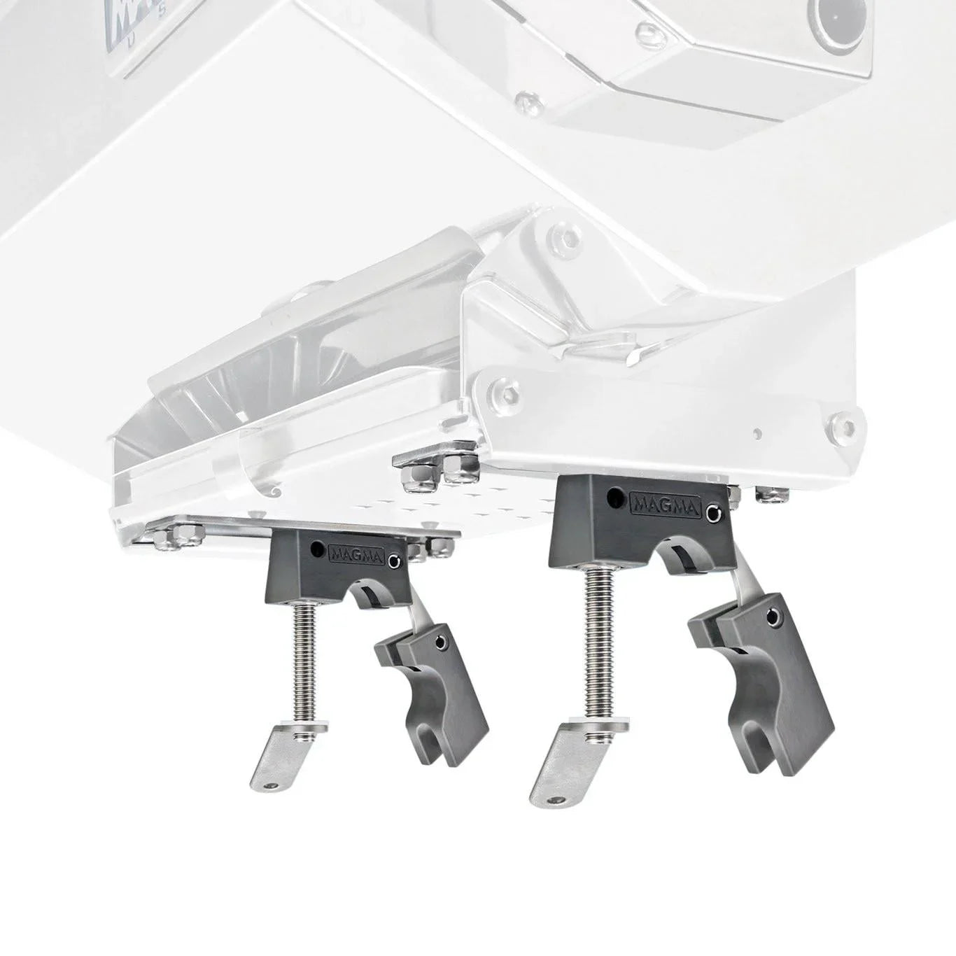 T10-580 - Standard Mount Rail Magma Rectangular Horizontal for Dual Grills Round