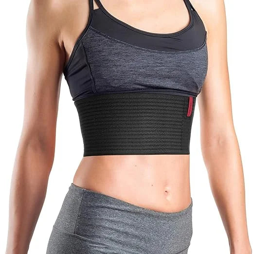 of Dislocated / Post-Surgery Chest Broken Wrap Comppression Cracked, Black 6.25" ACOX5226-BK-3XL 3XL ORTONYX Unisex Plus Brace Fractured, Rib Elastic Rehabilitation - Belt dimension - Ribs Aid Support
