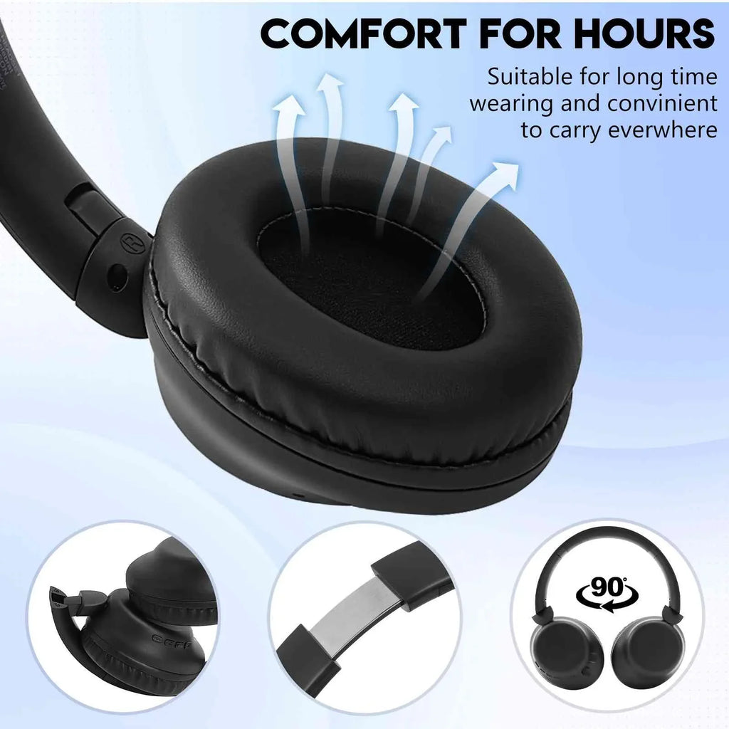 Comfort Call Audio, Wireless Stereo Support with Pro Deep High UrbanX Axon with Mic Headphones Superior Earphones The 30 UX35 5G for Voice ZTE Resolution Bluetooth Ear Bass, Over
