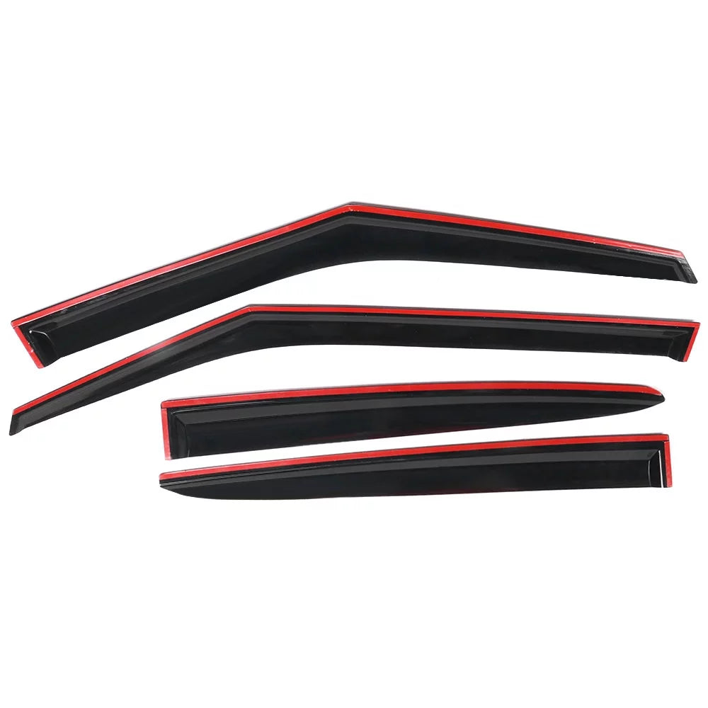 with Guard Rain 2012 Ikon Outside Vent 4Pc Hyundai 2014 Mount 2013 Compatible 2017 2011 Motorsports Deflector Window 2015 2016 Set Visor 2018 Veloster 2011-2018