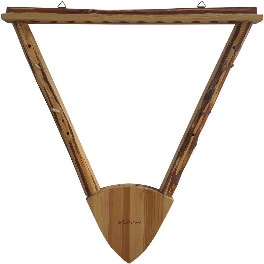 Compound Arrow Storage Rustic - 2 Rack 12 Archery Creek Rush Wall Creations Bow
