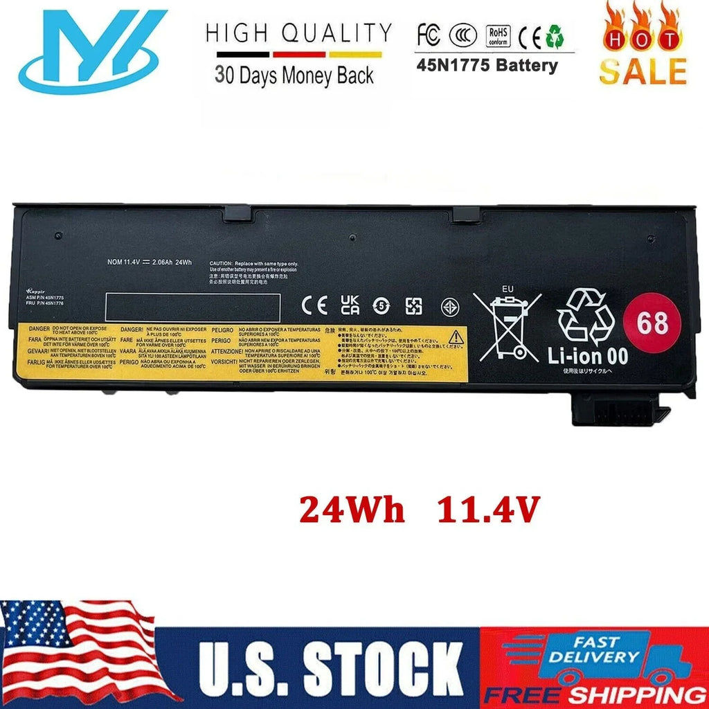 T560 Battery T450 Thinkpad ✅68 T460 For T440 L450 T470P 45N1775 T550 T460P