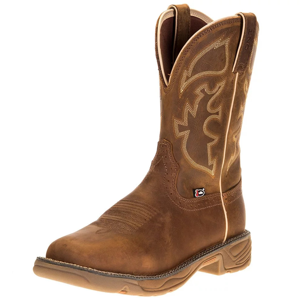 WK4330 Stampede Tan Men's Justin Rustic Boot Rush