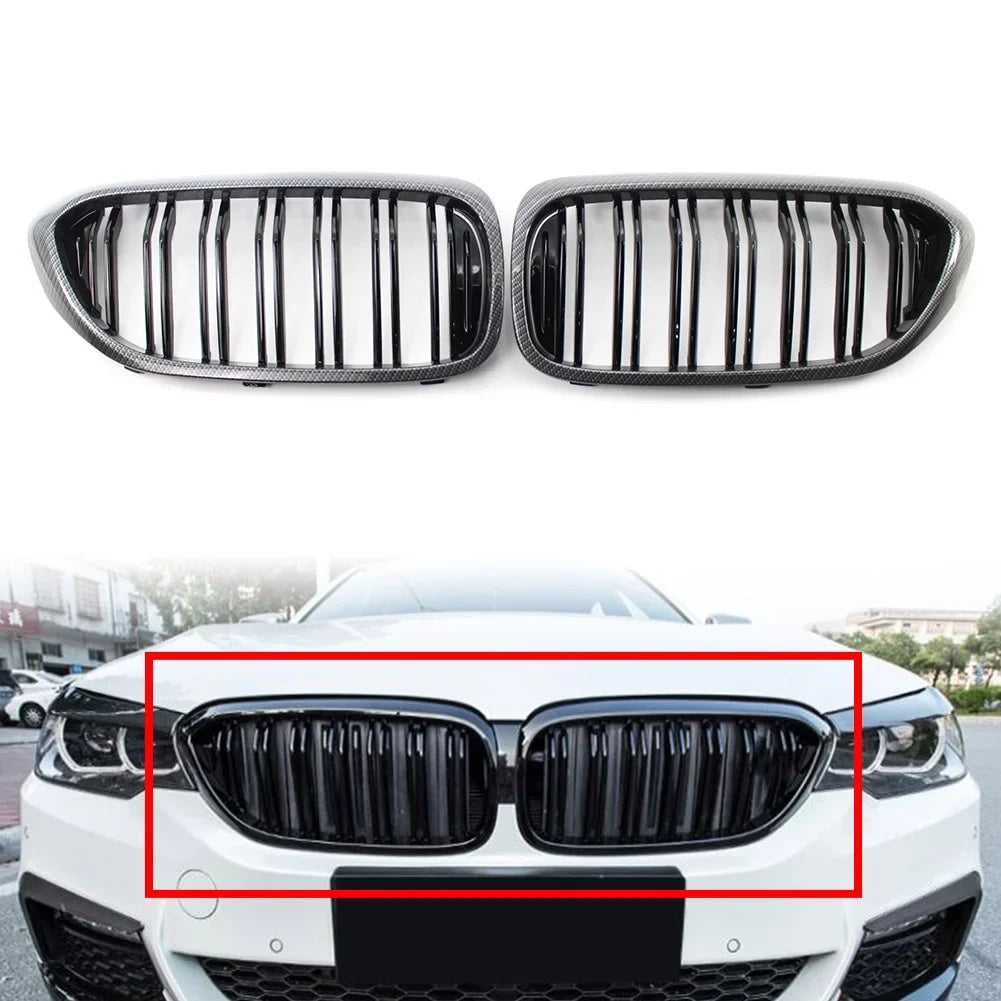 2018 540i Cover Keney G31 Grill Fiber G38 Trim Grille Series design Carbon 530i G30 Front for 5 2017 ZSWAL 2019,