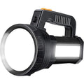 6 Light Waterproof Super Flashlight Rechargeable 15000 (black) Lumens Camping Led Flashlight Led With Bright Modes, Emergency For