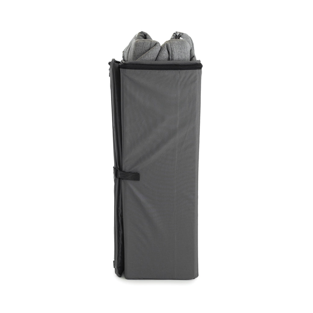 & Playard, Crib Portable Deluxe Delight Baby Charcoal Tweed