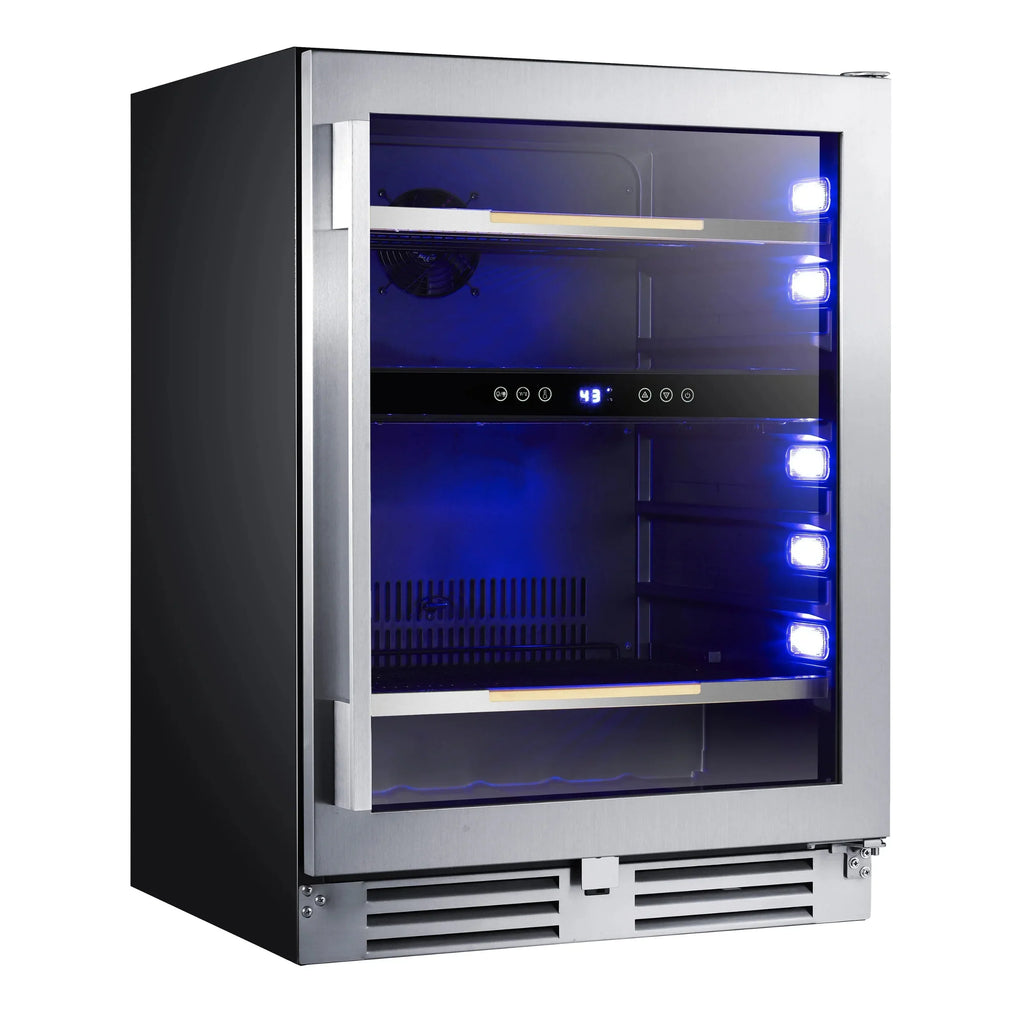 Series Stainless (ARFSE55R3S) Avanti Capacity, ELITE Center, Beverage 125 in Steel Can