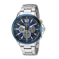 Watch SSC505 Core Steel Chronograph Dial Men's Solar Blue Interchangeable Bracelet Seiko