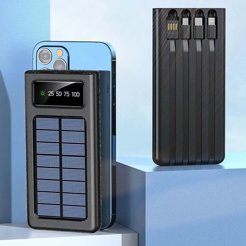 9000000mAh Portable External Bank Power Waterproof Solar Battery Charger