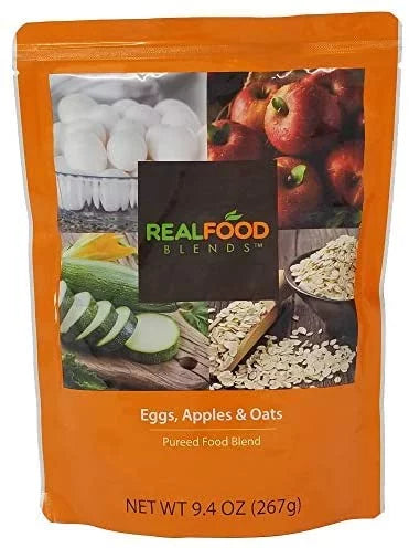 Eggs, Real Blends 9.4 - - - & Pouch Apples People for Tube (Pack of 12) Food Meals Oz Fed Oats