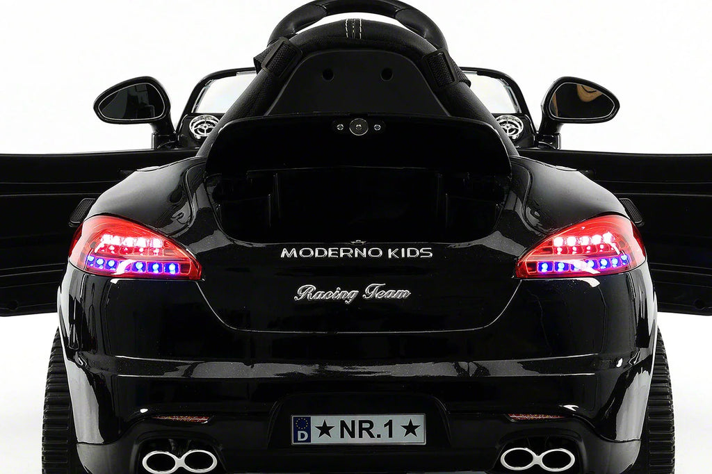 12V Ride-On R/C with Remote Kiddie Car | Metallic Electric Parental Roadster Kids Black