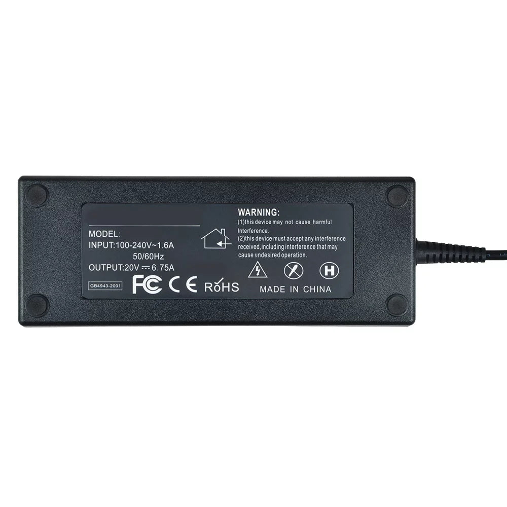 Y520-15IKB Power Charger Y520-15IKBN Adapter 135W Cord Legion CJP-Geek for AC Y520