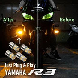 Signal R3 (fits Front Bright Turn + Yamaha YZF Bulbs LED Rear 2019~2021) (4pcs) 2022 Super
