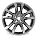 grade New Wheel - OEM Rim Hyper 19x7.5" Dark 6 2017 Silver Automotive 19" Mazda Single 2014 for Replacement