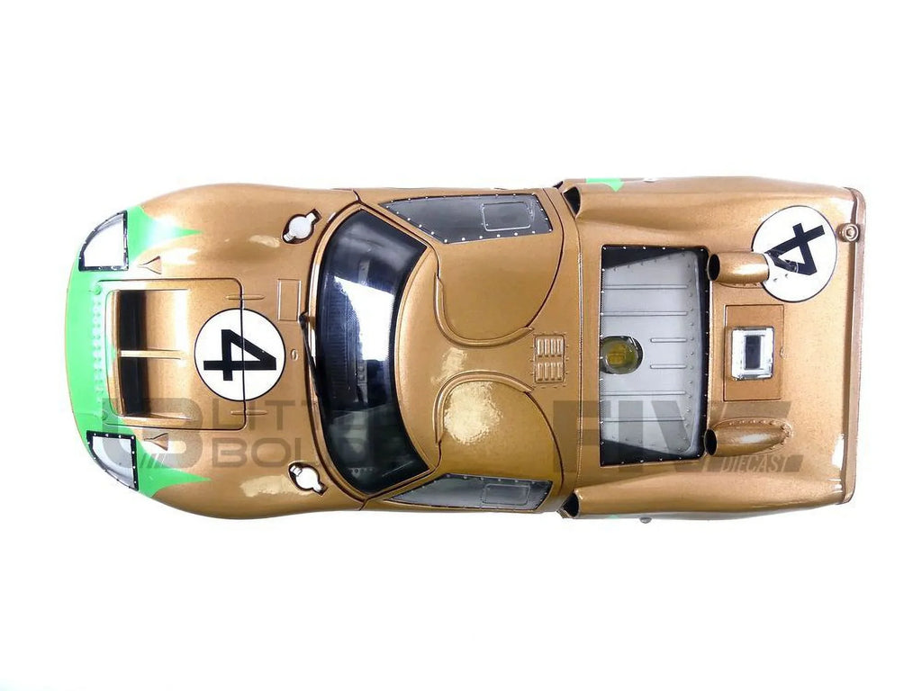 SC414 Gold GT-40 Model 1966 2 Car Shelby 1-18 MK Diecast Collectibles No.4