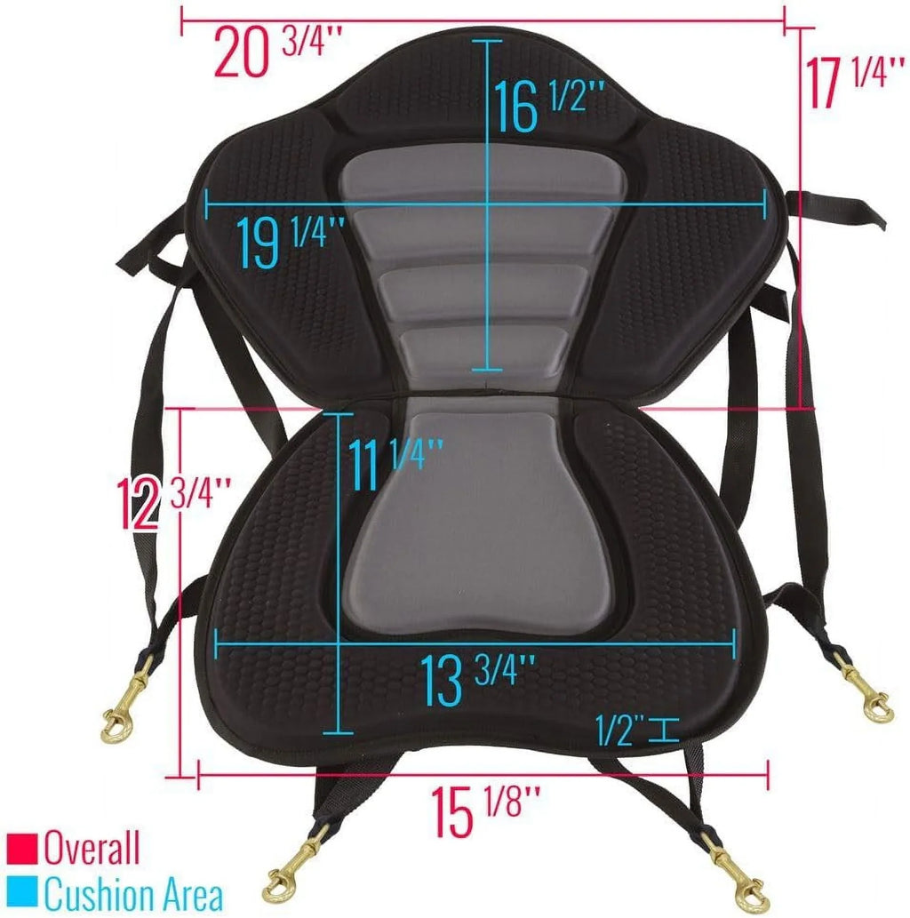 Seat Sit-On-Top Padded Kayak Backrest &
