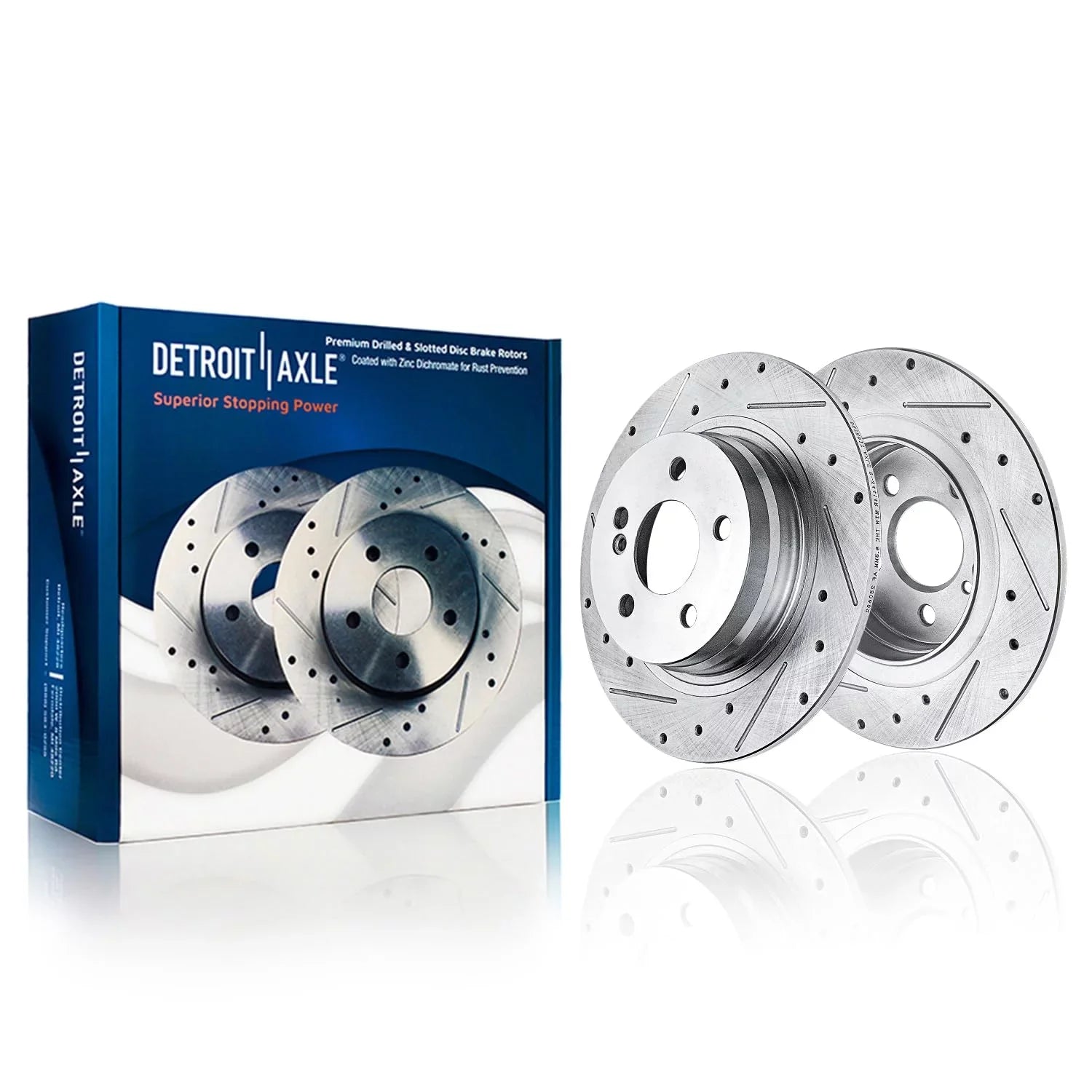 C 300 Front Pads Rotors - Mercedes-Benz Fits Axle Rear & Brake Detroit for C230 Kit 4MATIC 2008-2009,2012 C300 C250 select: Brake Brakes Ceramic and Replacement MERCEDES-BENZ