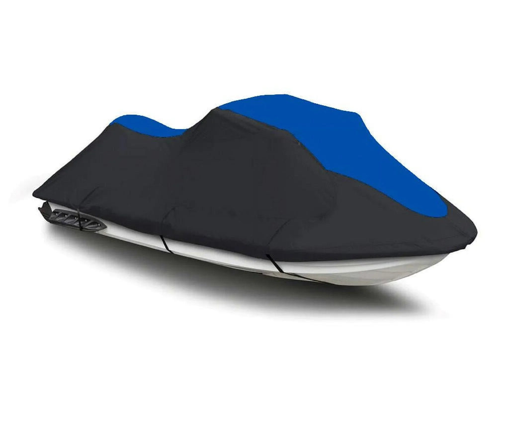 900 Cover for / STX Cover 600 1995 1997 BLACK HEAVY-DUTY, 1994 Jet / 1996 750 Ski Kawasaki DENIER BLUE Compatible Trailerable 1998