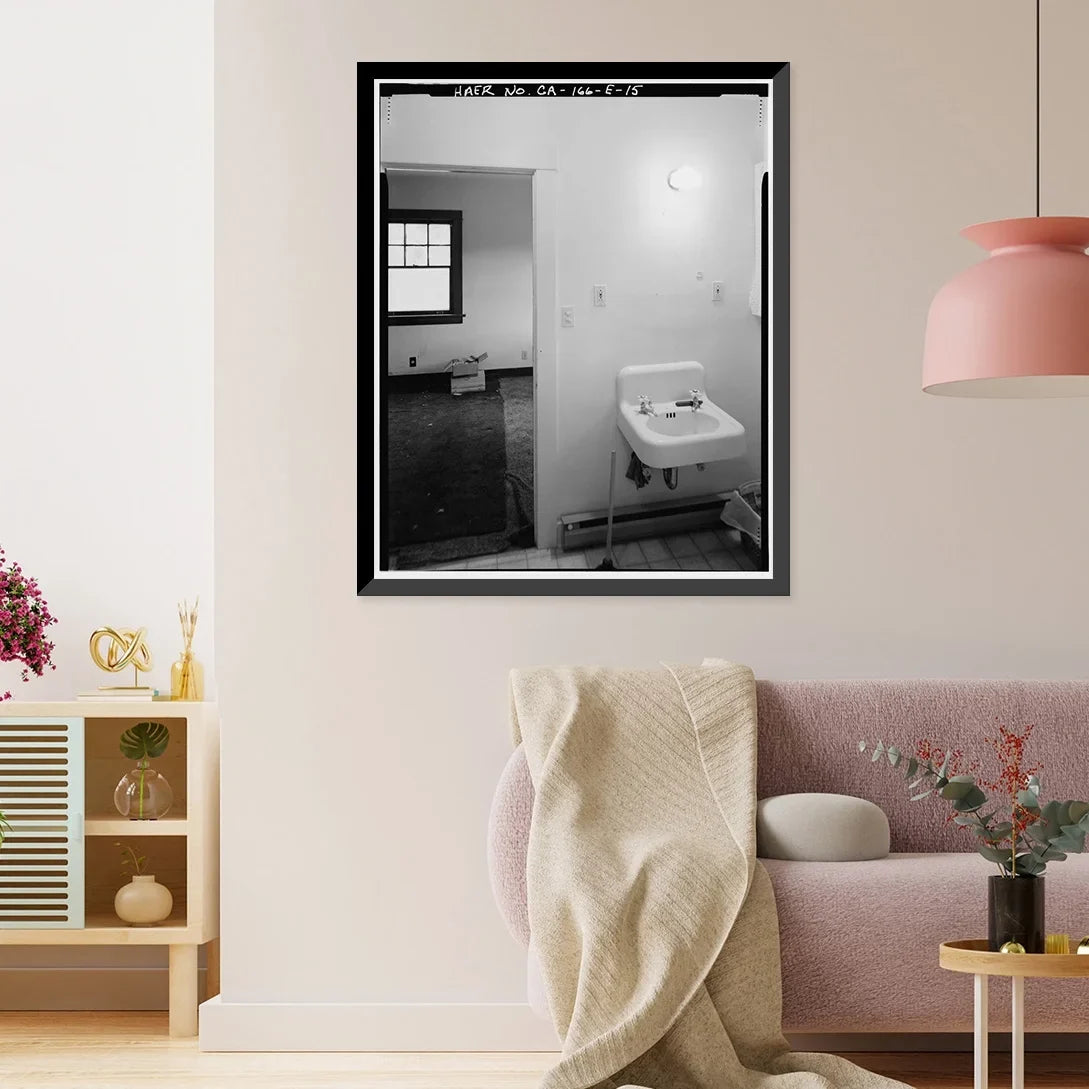 Lake Mono CA Historic Framed vicinity, Cottage, System, Hydroelectric 21-7/8" - Rush Clubhouse Print, Creek, x County, Creek June 17-7/8" Rush 15,