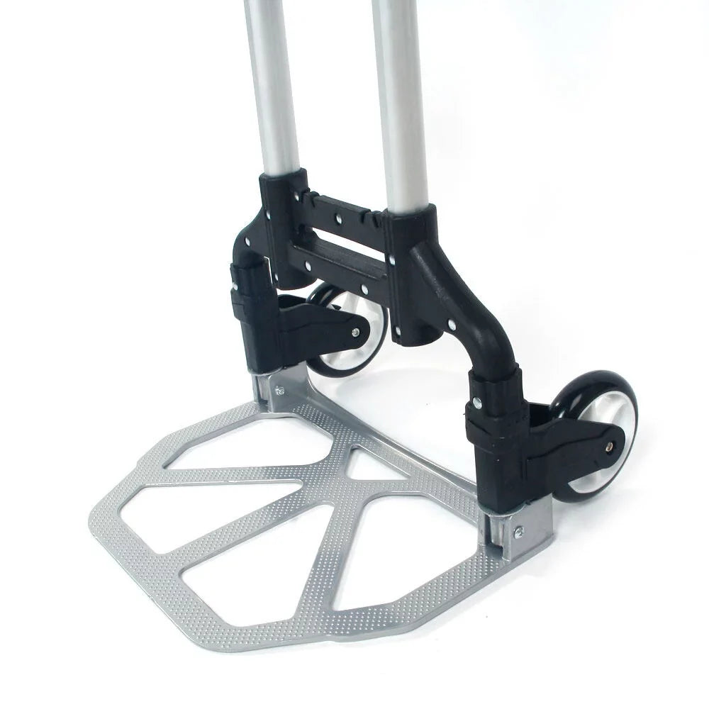 Foldable Portable Luggage, Telescopic with GoDecor Trolley, Black for Rod, Carry