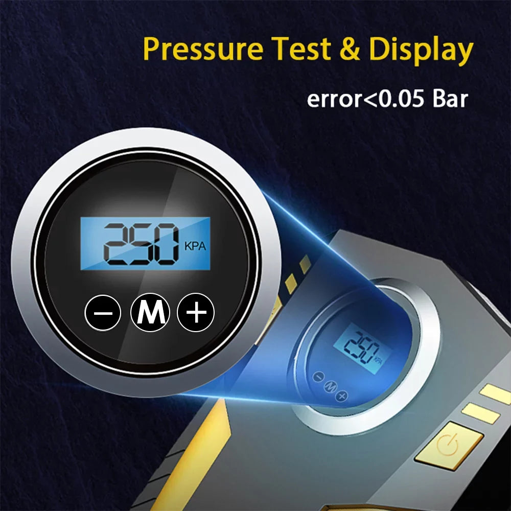 Shinysix Inflator Portable Car, 12V Inflatables Air Pump DC Tire and Ballon, for Digital Other Compressor Pump