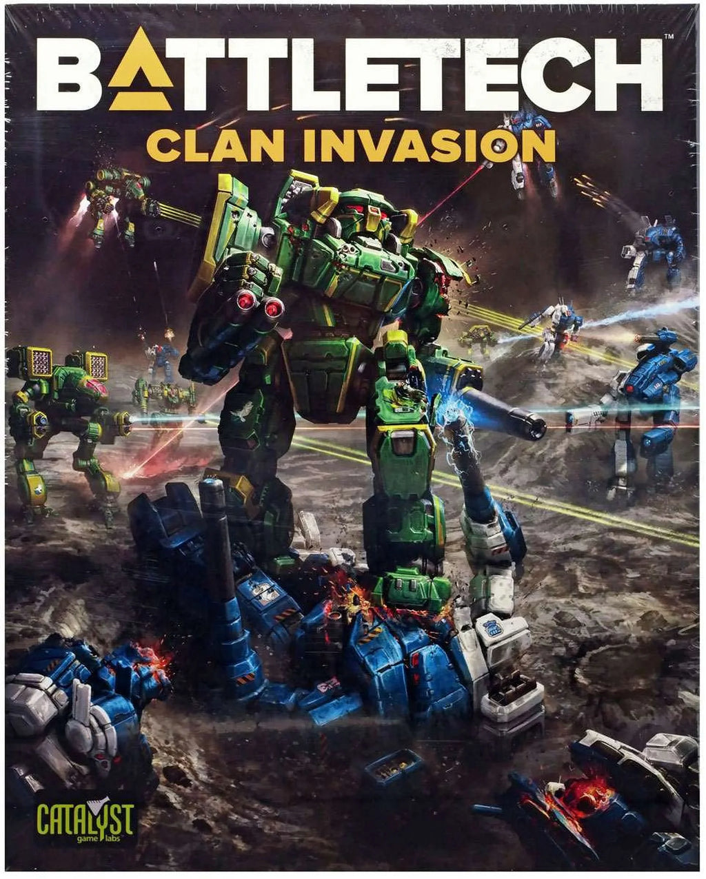 Battletech: Catalyst Exp Labs Invasion Clan Game Box Set