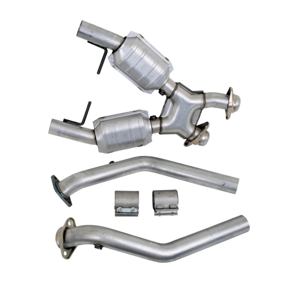 GT MUSTANG With Converters Flow 2-1/2 4.6 Catalytic select: 96-98 BBK Fits High Pipe 1996-1998 X Mustang -