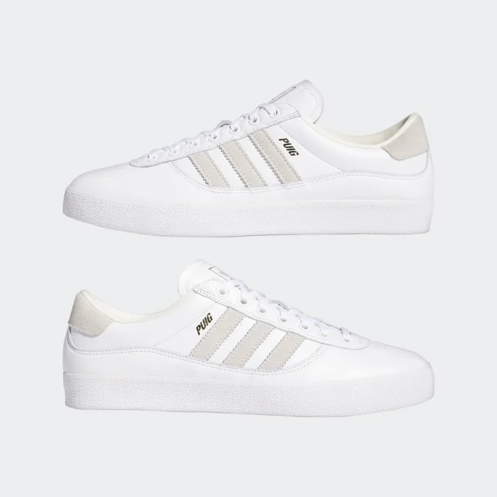 '- 9.5 Indoor White/White/Customized Puig Shoes -
