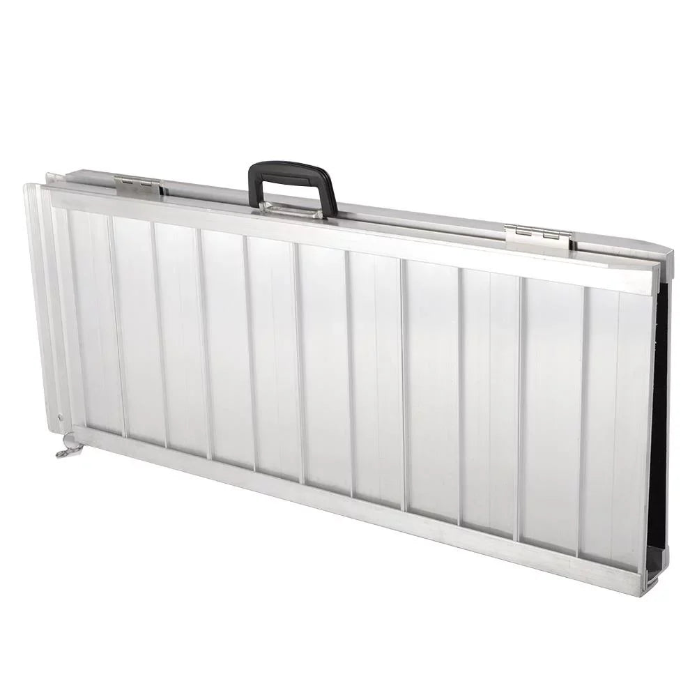 Portable Carrier 28" Aluminum 36" Ramp Mobility x Ktaxon Multifold 3FT Scooter Non-skid Wheelchair