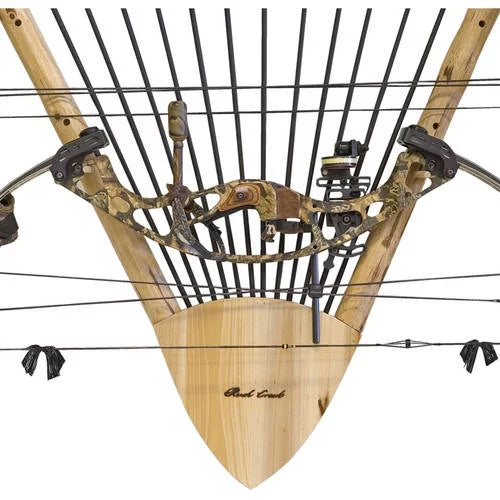 Compound Arrow Storage Rustic - 2 Rack 12 Archery Creek Rush Wall Creations Bow