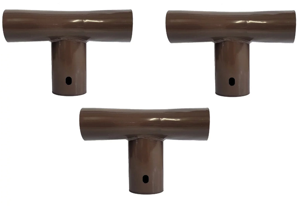 Brown Steel Coleman (3-Pack) 18ft x Replacement Power 48in T-Connector