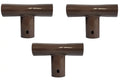 Brown Steel Coleman (3-Pack) 18ft x Replacement Power 48in T-Connector