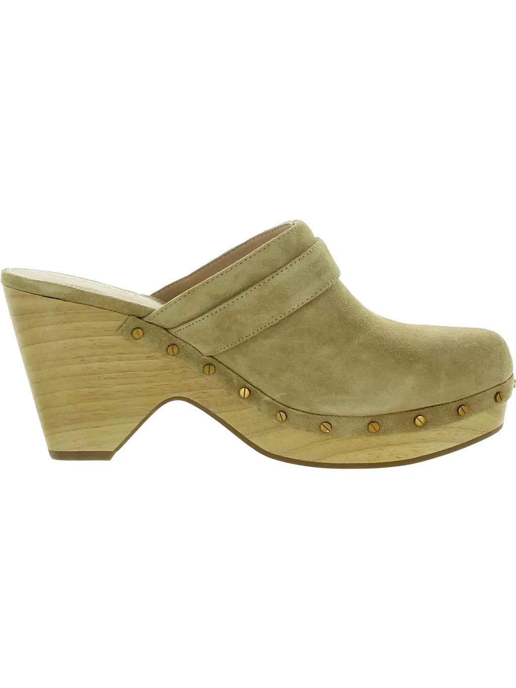Clogs Womens Wedge Beard Hendrix Faux Veronica Suede